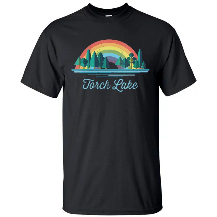 Torch Lake Rainbow Lake Souvenir Tall T-Shirt