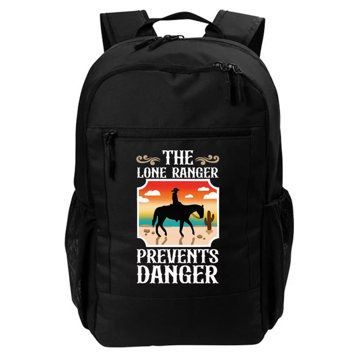 The Lone Ranger Prevents Danger Retro Daily Commute Backpack