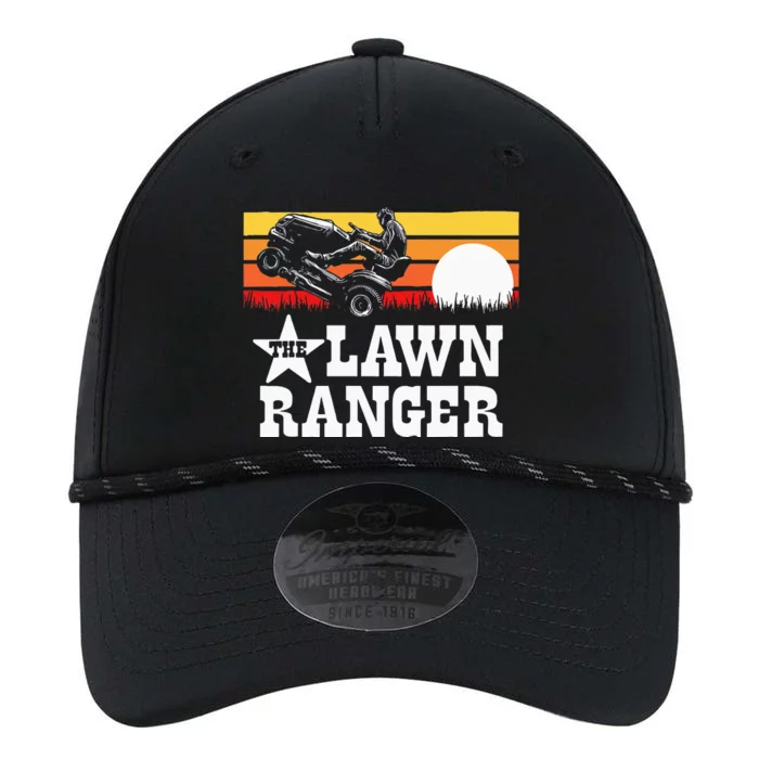 The Lawn Ranger Riding Lawn Mower Wheelie Funny Vintage Performance The Dyno Cap