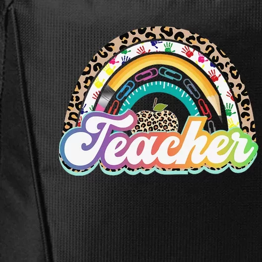 Teacher Life Rainbow Teacher Shirts for  Best Teacher City Backpack