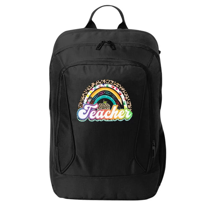 Teacher Life Rainbow Teacher Shirts for  Best Teacher City Backpack