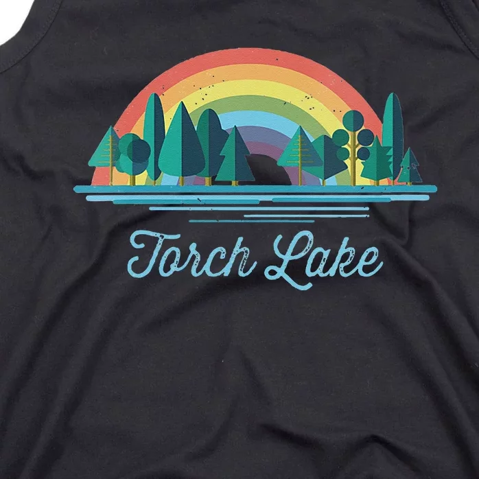 Torch Lake Rainbow Lake Souvenir Tank Top