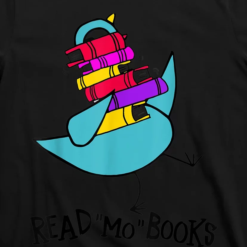 Teacher Library Read Mo Books Pigeon Reading Library Funny T-Shirt