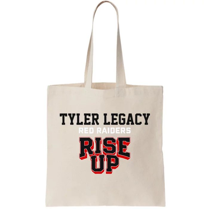 Tyler Legacy Red Raiders Rise Up Hs Tote Bag