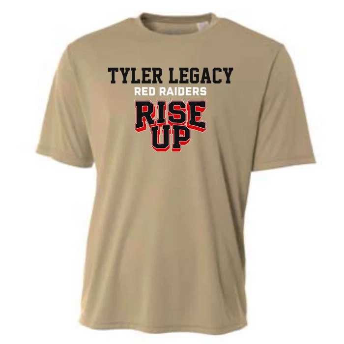 Tyler Legacy Red Raiders Rise Up Hs Cooling Performance Crew T-Shirt