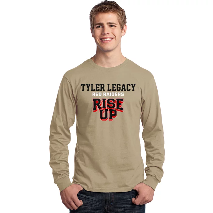 Tyler Legacy Red Raiders Rise Up Hs Long Sleeve Shirt