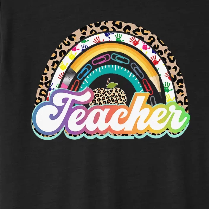 Teacher Life Rainbow Teacher for Wo Best Teacher ChromaSoft Performance T-Shirt