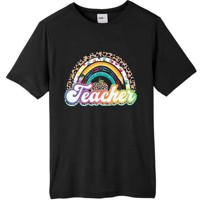 Teacher Life Rainbow Teacher for Wo Best Teacher ChromaSoft Performance T-Shirt