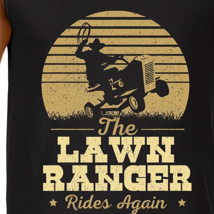 The Lawn Ranger Rides Again Landscraper Mower Landscaping Comfort Colors® Tank Top