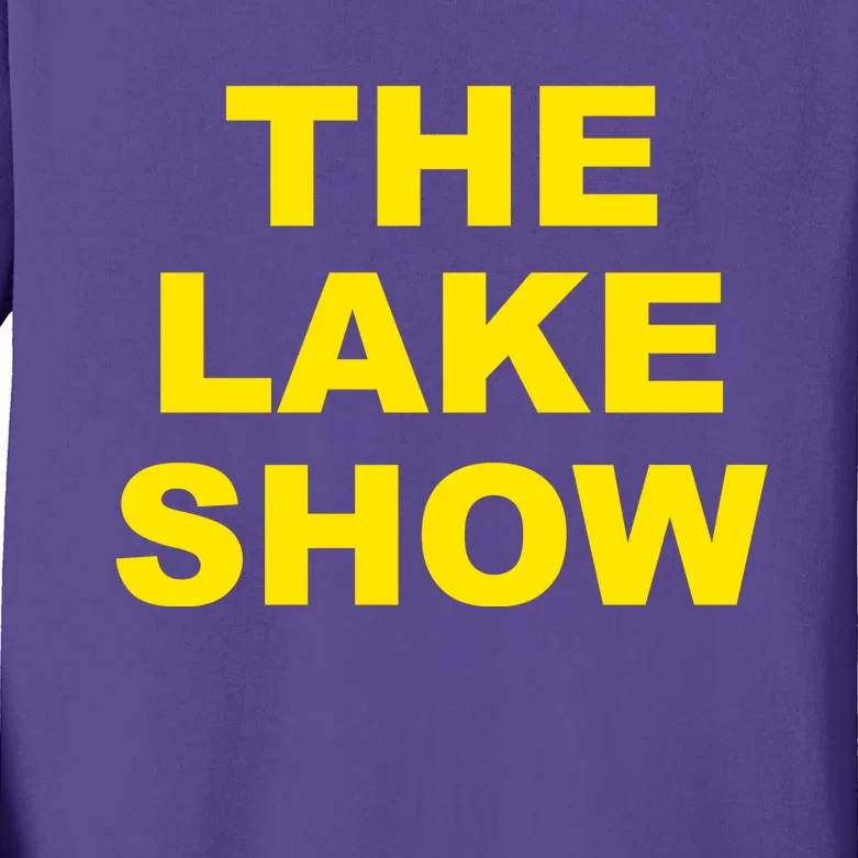 The Lake Show Basketball Los Angeles Kids Long Sleeve Shirt