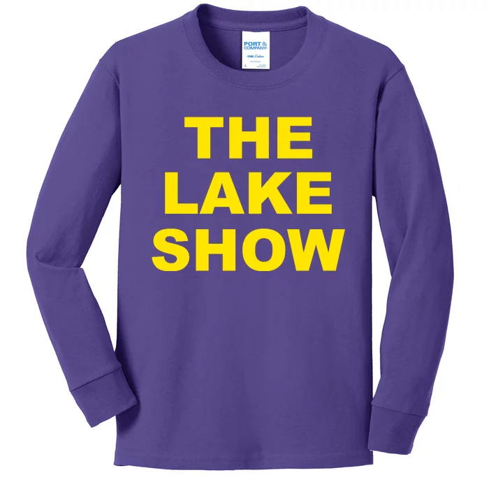 The Lake Show Basketball Los Angeles Kids Long Sleeve Shirt