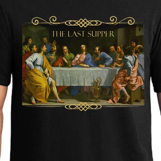 The Last Supper Painting Catholic Easter Jesus Lent Pajama Set