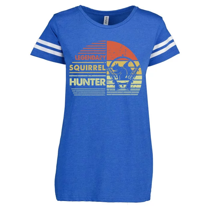 Tu Legendary Squirrel Hunter Costume Vintage Hunting Dad Gift Enza Ladies Jersey Football T-Shirt