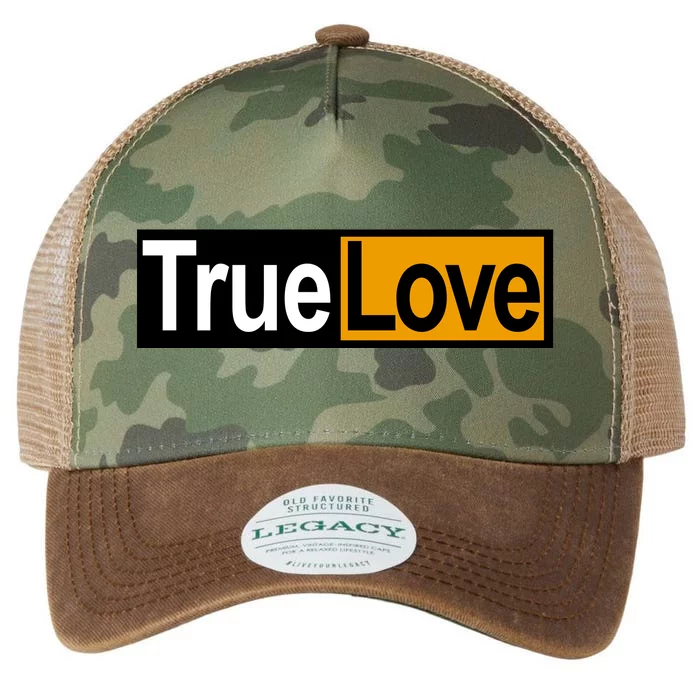 True Love Spoof Logo Legacy Tie Dye Trucker Hat