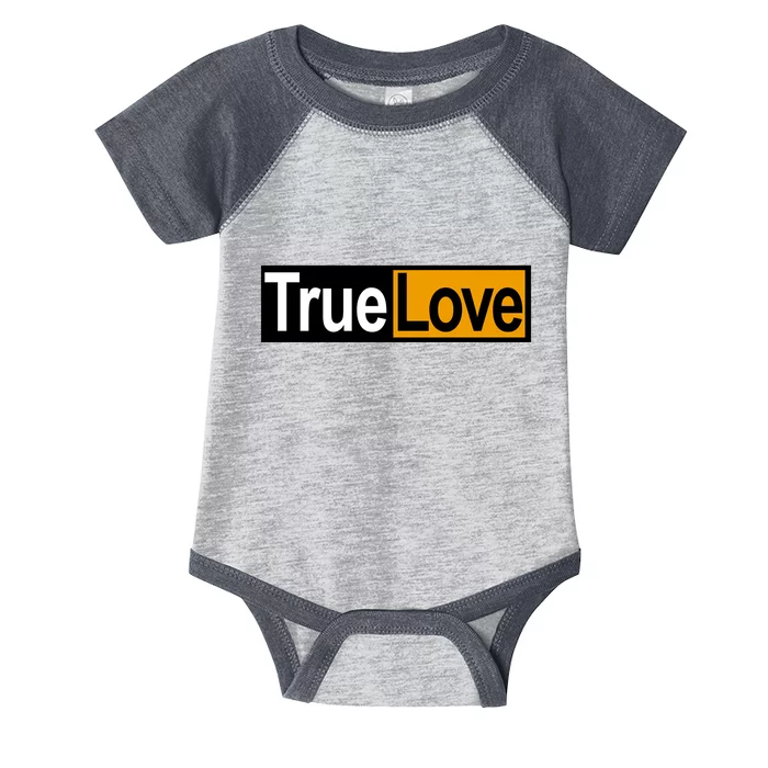 True Love Spoof Logo Infant Baby Jersey Bodysuit