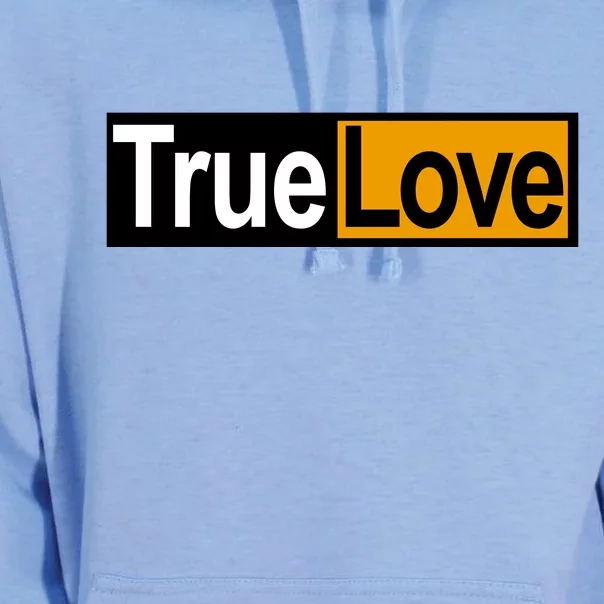 True Love Spoof Logo Unisex Surf Hoodie