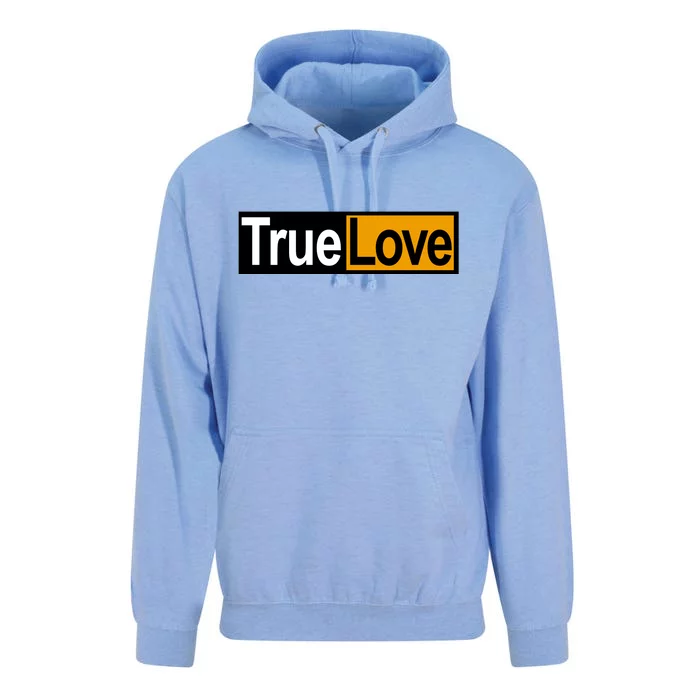 True Love Spoof Logo Unisex Surf Hoodie