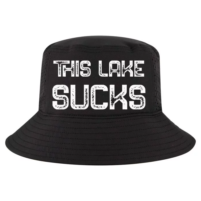 This Lake Sucks Funny Fishing Cool Comfort Performance Bucket Hat