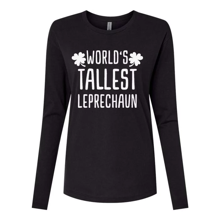 Tallest Leprechaun Saint Irish Pats St. Patrick's Day Womens Cotton Relaxed Long Sleeve T-Shirt