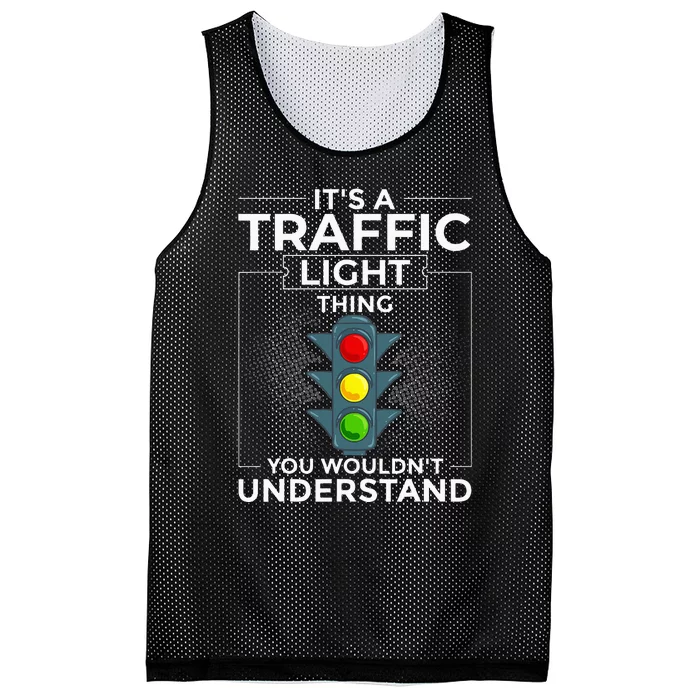 Traffic Light Sign Green Yellow Red Stop Stoplight Mesh Reversible Basketball Jersey Tank