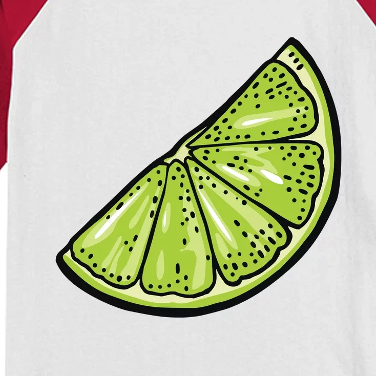 Tequila Lime Salt Halloween Costume Group Matching Kids Colorblock Raglan Jersey