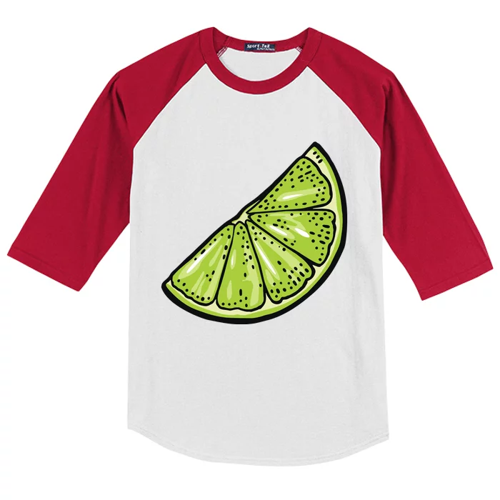 Tequila Lime Salt Halloween Costume Group Matching Kids Colorblock Raglan Jersey