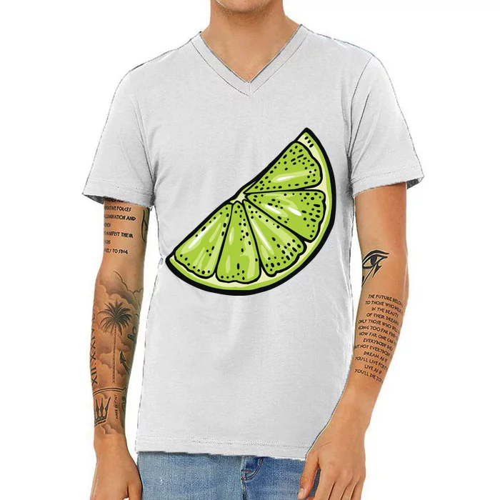 Tequila Lime Salt Halloween Costume Group Matching V-Neck T-Shirt