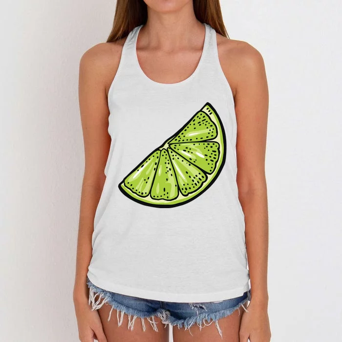 Tequila Lime Salt Halloween Costume Group Matching Women's Knotted Racerback Tank