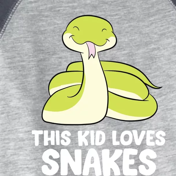 This Loves Snakes Toddlers Snakes Toddler Fine Jersey T-Shirt