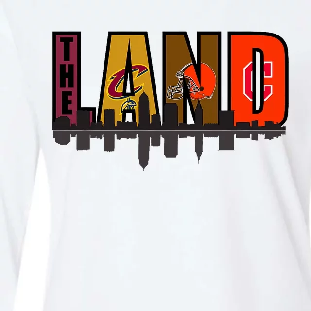 The Land Sports Fan Gear Womens Cotton Relaxed Long Sleeve T-Shirt