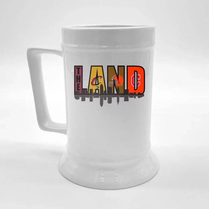 The Land Sports Fan Gear Front & Back Beer Stein