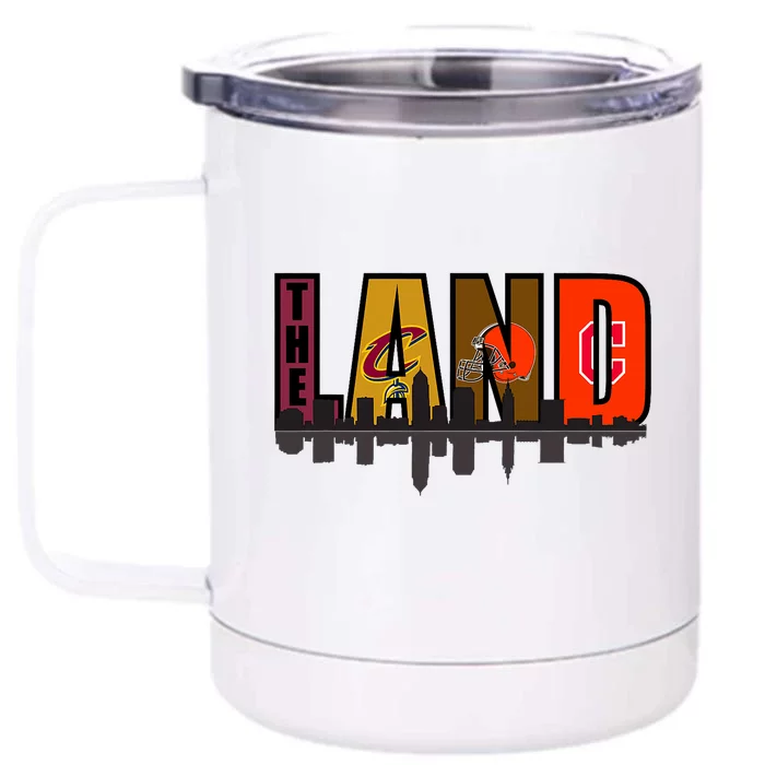 The Land Sports Fan Gear Front & Back 12oz Stainless Steel Tumbler Cup