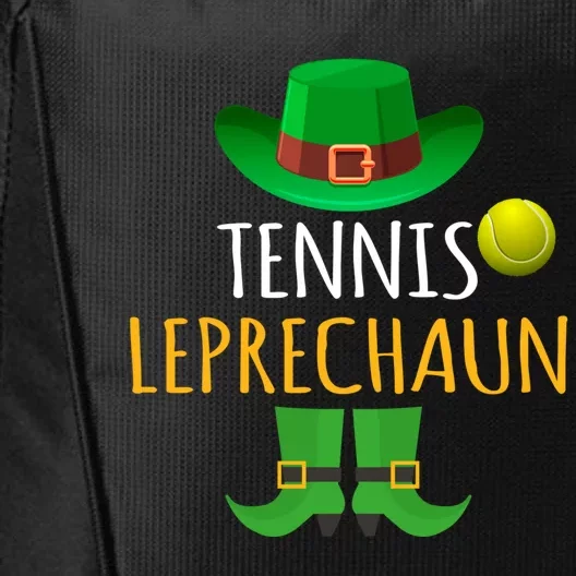 Tennis Leprechaun St Patricks Day Tennis Ball Great Gift City Backpack