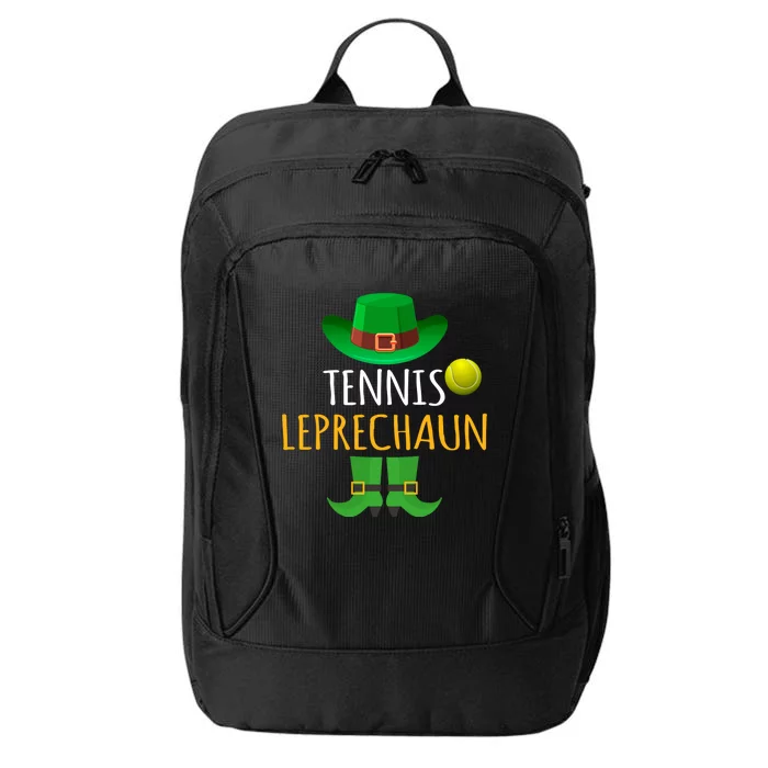 Tennis Leprechaun St Patricks Day Tennis Ball Great Gift City Backpack