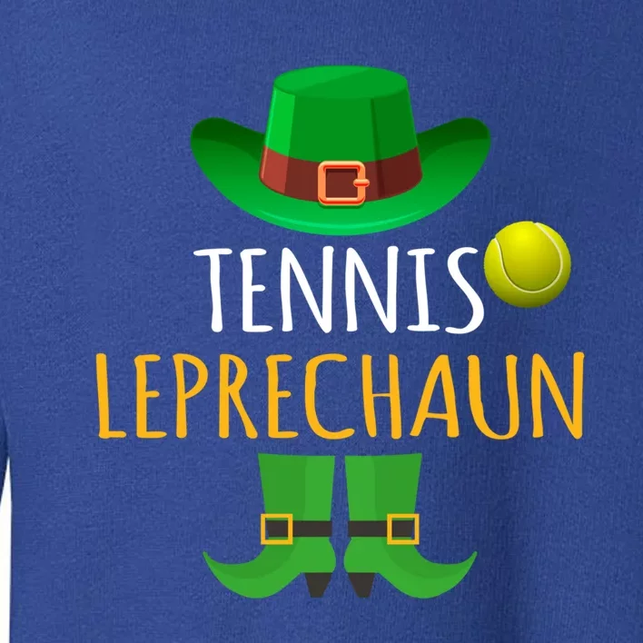 Tennis Leprechaun St Patricks Day Tennis Ball Great Gift Toddler Sweatshirt