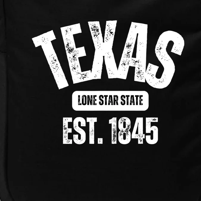 Texas Lone Star State Est 1845 Impact Tech Backpack