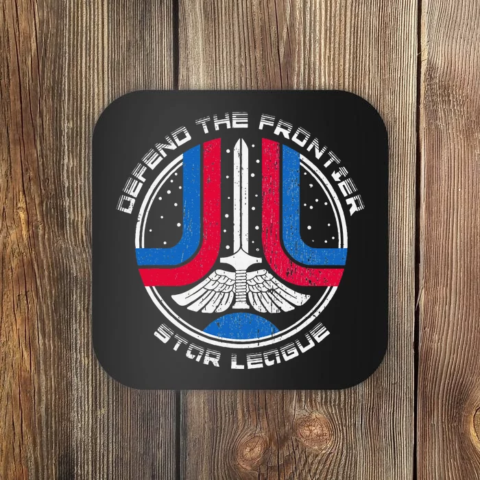 The Last Starfighter Star League Distressed Coaster