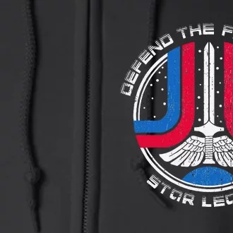 The Last Starfighter Star League Distressed Full Zip Hoodie