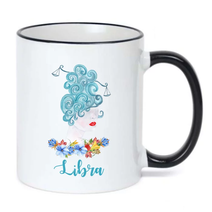 The Libra Sign Astrology Gift Cool Gift Black Color Changing Mug