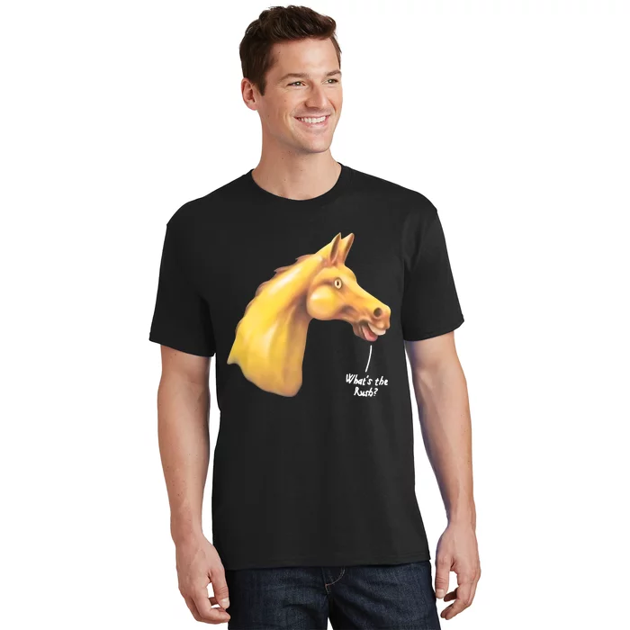 The Late Show Horse Whats The Rush T-Shirt