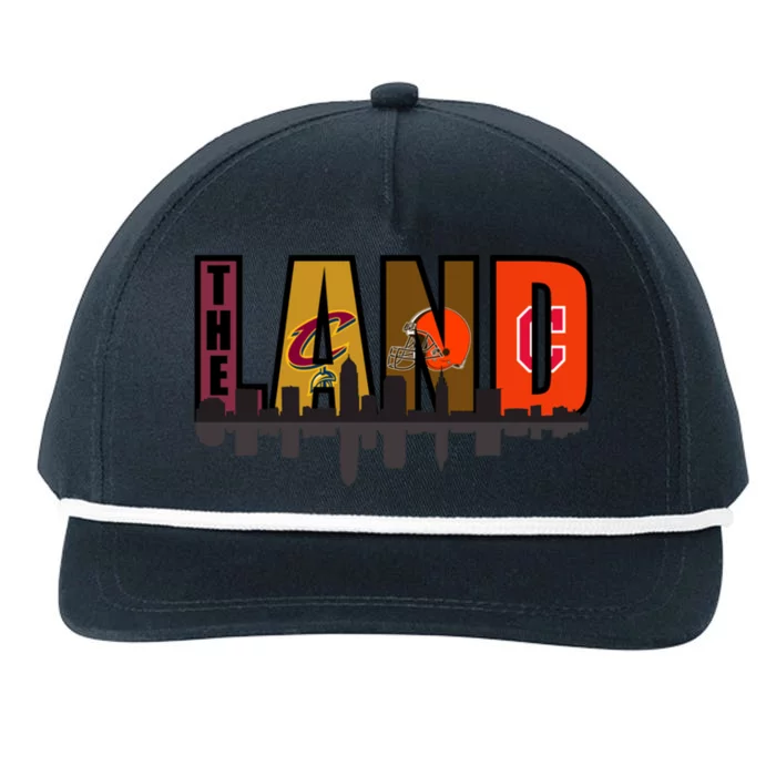 The Land Sports Fan Gear Snapback Five-Panel Rope Hat