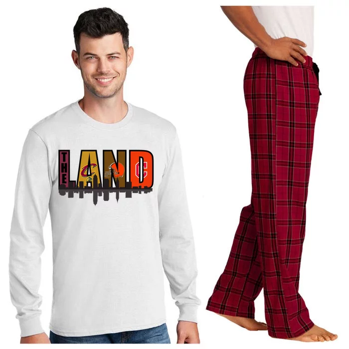 The Land Sports Fan Gear Long Sleeve Pajama Set