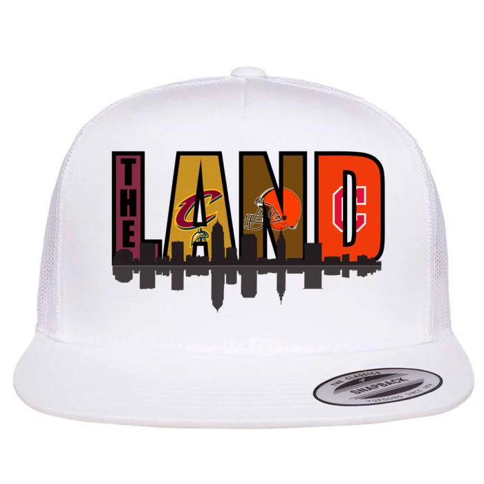 The Land Sports Fan Gear Flat Bill Trucker Hat