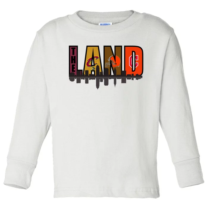 The Land Sports Fan Gear Toddler Long Sleeve Shirt