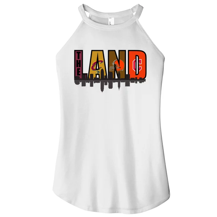 The Land Sports Fan Gear Women’s Perfect Tri Rocker Tank