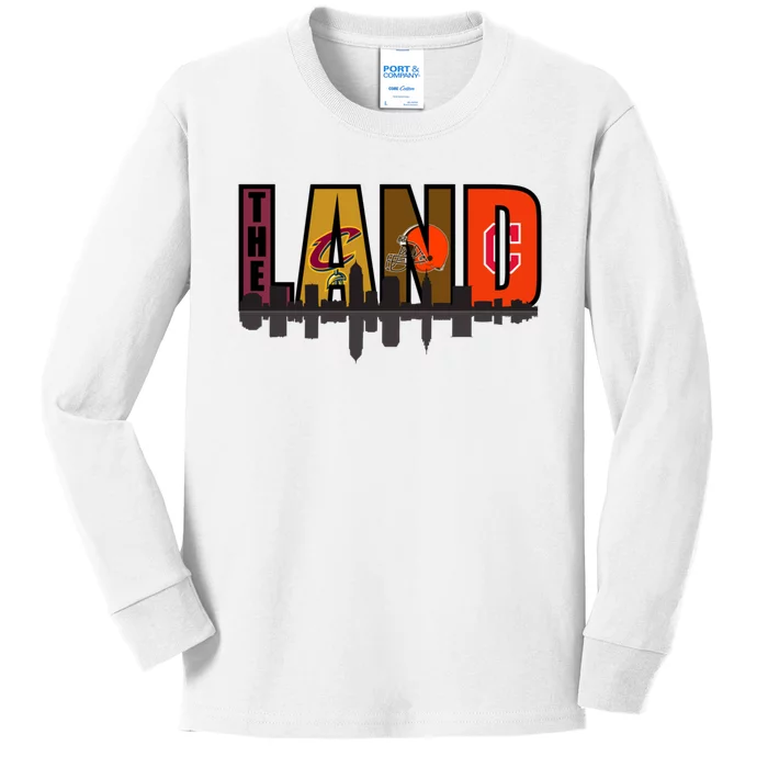 The Land Sports Fan Gear Kids Long Sleeve Shirt