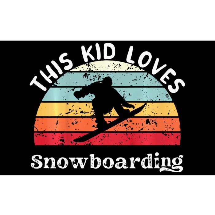 This Loves Snowboarding Bumper Sticker