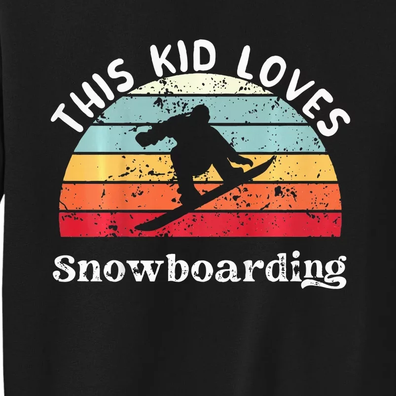 This Loves Snowboarding Tall Sweatshirt