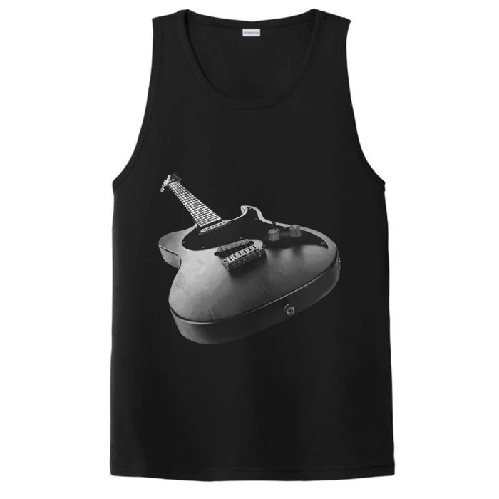 Trendy Loaded Six String Faded Electric Guitar Graphic Gift Performance Tank