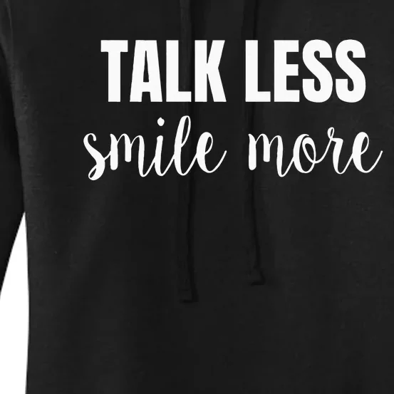 Talk Less Smile More Hamilton Historic Women's Pullover Hoodie